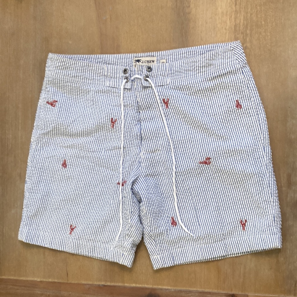 J Crew  Board Shorts. 6” inseam.  Mesh lined.  7” inseam. Men size 29.